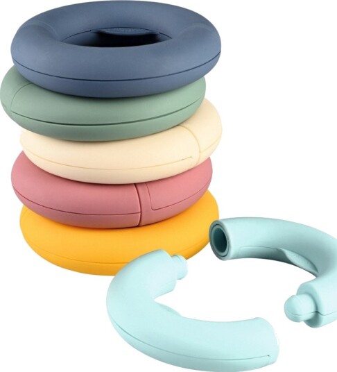 Smoby 7600140307 Tubo Motorikkspill med Ringer - 12+mnd