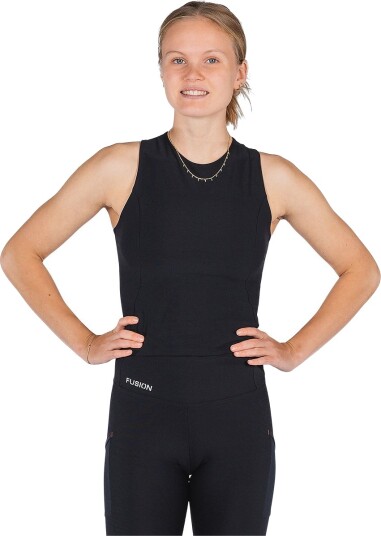 FUSION Gym Tanktop Dame Svart XS