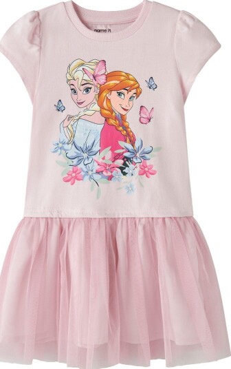 Name It Kjole - NmfMemma - Frozen - Vugge Rosa - Name It - 8 år (128) - Kjole