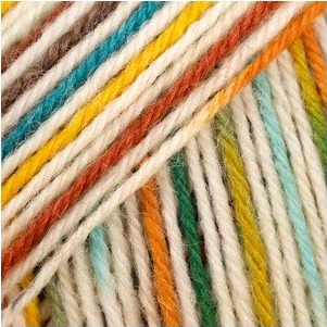 Drops Garnstudio Fabel Garn Print 926 Solkyst