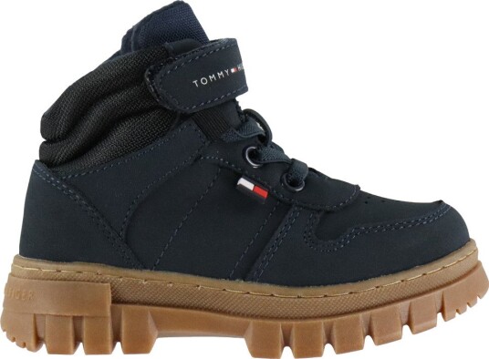 Tommy Hilfiger Lace Up/Velcro Bootie Camel/Black BLUE/BLACK 29/18.5 cm Tommy Hilfiger Lace Up/Velcro Bootie Camel/Black BLUE/BLACK 29/18.5 cm