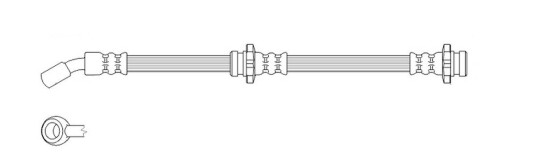 Bremseslange K&K FT0380