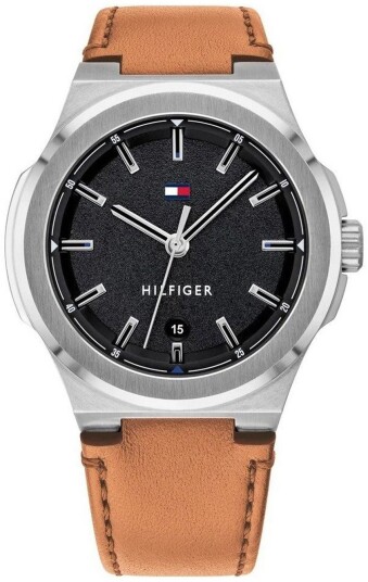 Tommy Hilfiger Herreklokke 1791650 Sort/Lær Ø39 mm Tommy Hilfiger Herreklokke 1791650 Sort/Lær Ø39 mm