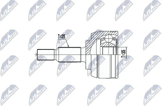 Nty Drivknute drivaksel NTY NPZ RE 046