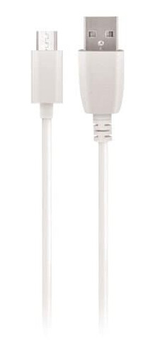 Maxlife 3m MicroUSB Hurtigladekabel 2A Hvit