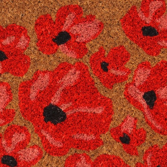 Dørmatte naturlig 45x75 cm tuftet kokosfiber 8721012225473