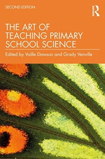 The Art Of Teaching Primary School Science