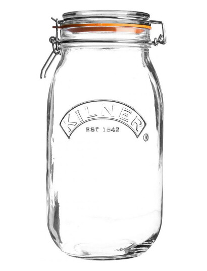 Kilner Round Clip Top Jar - Nude - 3 L