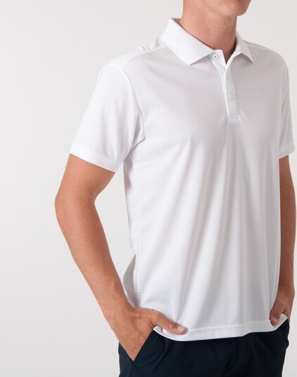 Cutter & Buck Kelowna Hvit Golf pologenser herre White (000) Small