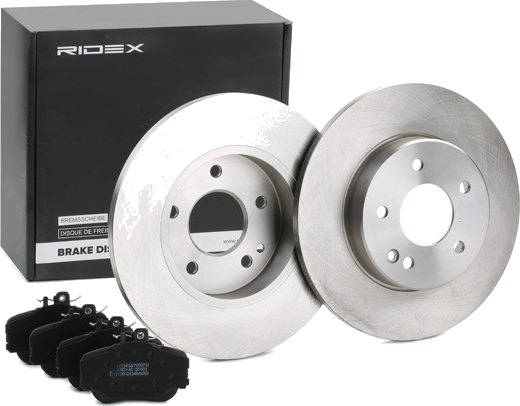 Bremseskiver og klosser RIDEX 3405B0431