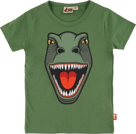 DYR T skjorte DYR hyl Plante m. T Rex DYR 10 år 140 T skjorte Grønn