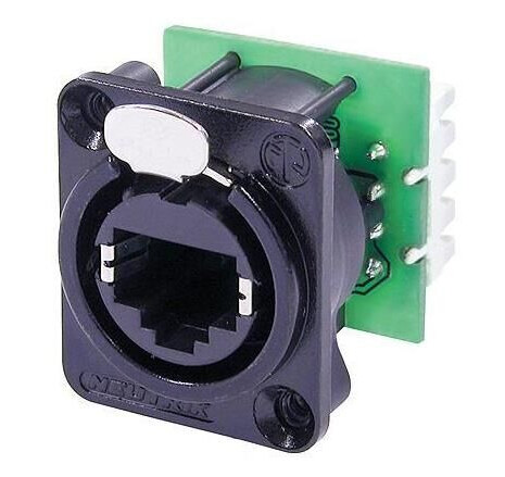 Neutrik Rj45 D Ch. Idc Krone Sort Neutrik Rj45 D Ch. Idc Krone Sort