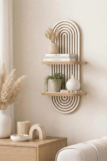 Savik Vegghylle 26x35x13 cm - Hvit
