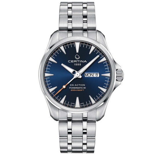 Certina DS Action Day-Date Powermatic 80 C0324301104100 - Herre - 41 mm - Analog - Automatisk - Safirglass