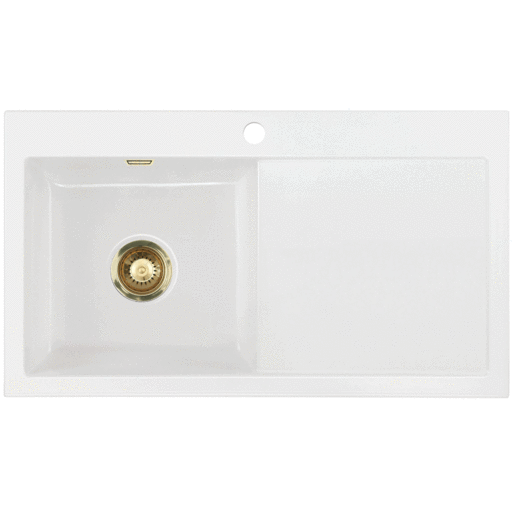 Lavabo Mera 90 kjøkkenvask 110x64 cm, hvit Lavabo Mera 90 kjøkkenvask 110x64 cm, hvit