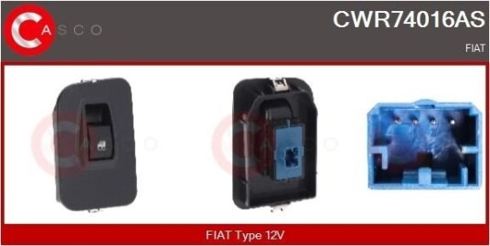 CASCO CWR74016AS Bryter, vindusheis