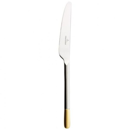 Villeroy & Boch Ella partially gold plated middagskniv 238mm.