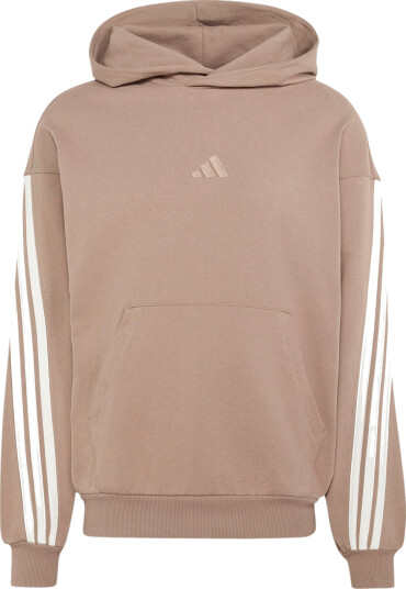 adidas Kit 3 Stripes Hoodie Beige L