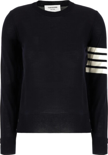 Thom Browne Dame Strikkevarer Blå XS,