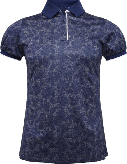 Callaway Women"s Printed Golf Polo BLUE DEPTHS XL Callaway Women"s Printed Golf Polo BLUE DEPTHS XL