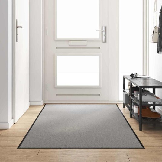 Dørmatte Annet Grå og svart 120 x 300 cm Polypropylen og vinyl Dørmatte Annet Grå og svart 120 x 300 cm Polypropylen og vinyl