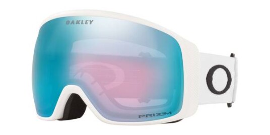 Oakley Flight Tracker L Hvit Prizm Snow Sapphire Skibriller med Anti-dugg og UV-beskyttelse