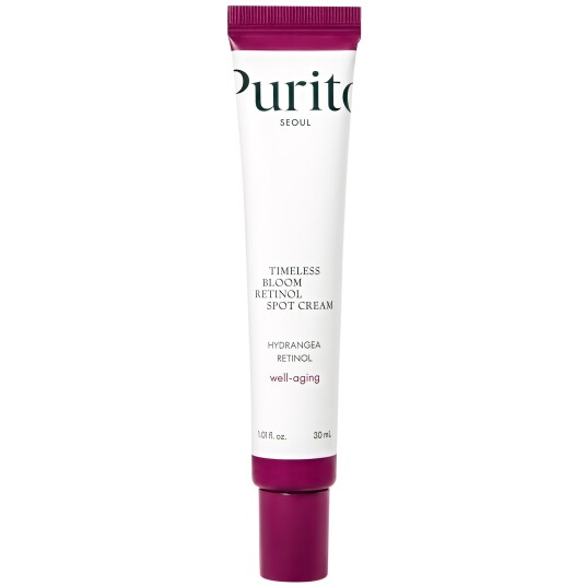 Purito Seoul Timeless Bloom Retinol Spot Cream 30 ml - Antirynke & Løftende Behandling Purito Seoul Timeless Bloom Retinol Spot Cream 30 ml - Antirynke & Løftende Behandling
