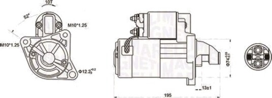 MAGNETI MARELLI 063721096010 Starter MAGNETI MARELLI 063721096010 Starter