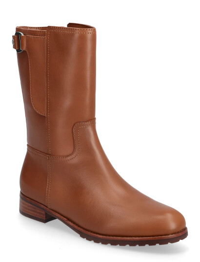 Lauren Ralph Lauren Tasha Calfskin Boot - Brown - 38 Lauren Ralph Lauren Tasha Calfskin Boot - Brown - 38