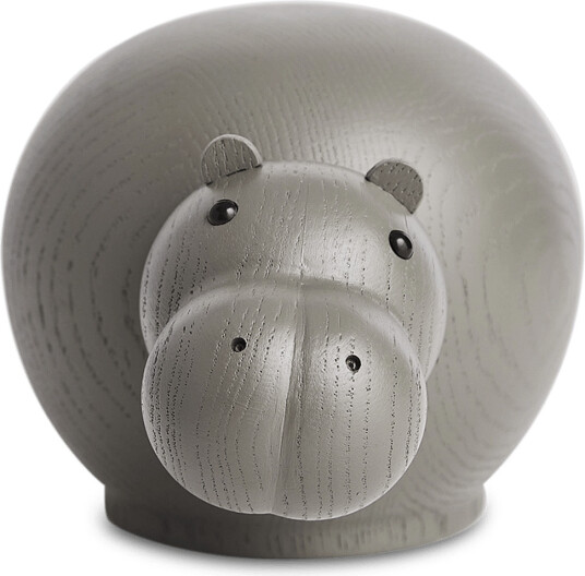 WOUD Hibo Hippopotamus Small   Grey   ONE SIZE
