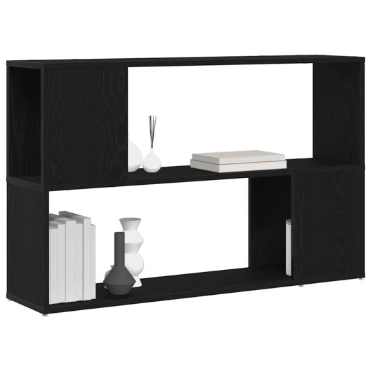 Underholdningssenter Svart 100 x 24 x 63 cm Konstruert tre Underholdningssenter Svart 100 x 24 x 63 cm Konstruert tre