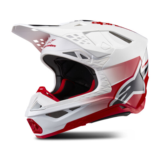 Alpinestars Crosshjelm Supertech S-M10 Unite Rød-Hvit Alpinestars Crosshjelm Supertech S-M10 Unite Rød-Hvit