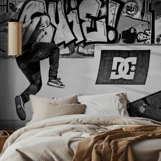 Tapet   Skateboarding Graffiti
