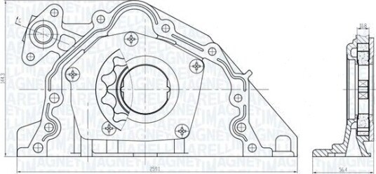 MAGNETI MARELLI 351516000067 Oljepumpe