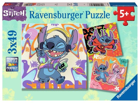 Ravensburger - Puzzle Disney Stitch 3x49p Ravensburger - Puzzle Disney Stitch 3x49p