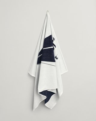 Gant Home Sailing Print Strandhåndkle 100x180 cm White Gant Home Sailing Print Strandhåndkle 100x180 cm White