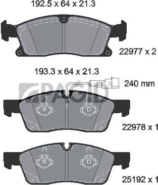 PAGID T2777N Bremseklosser