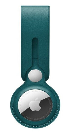 Apple Airtag Leather Loop Skogsgronn Apple Airtag Leather Loop Skogsgronn