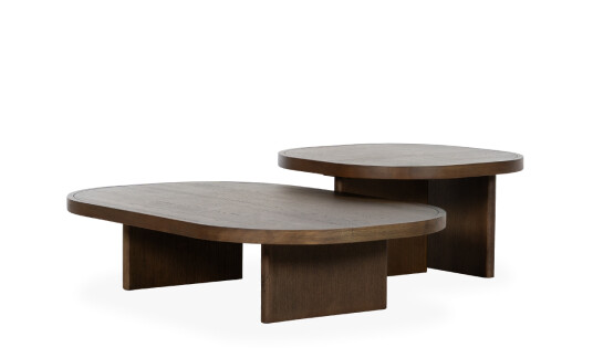 Soffadirekt SOLIMA Settbord Brun
