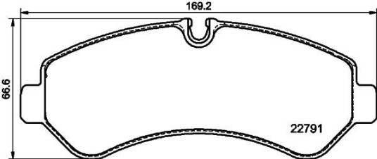 Bremseklosser HELLA 8DB 355 039-131