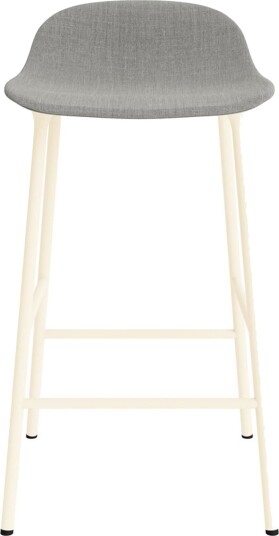 Normann Copenhagen Form Barkrakk 65 cm Polstret Gruppe 2 Krem/Stål