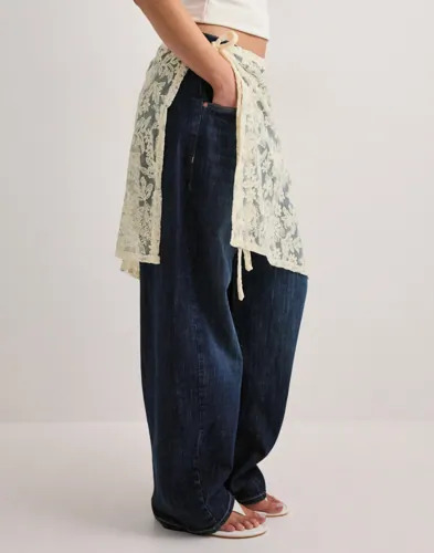 Pieces Hvit Pcjova Mw Sarong Skirt D2D