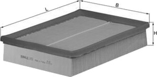 Luftfilter KNECHT LX 856 Luftfilter KNECHT LX 856