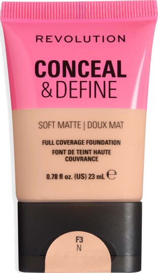 Revolution Beauty London Conceal and Define Soft Matte Tube Foundation
