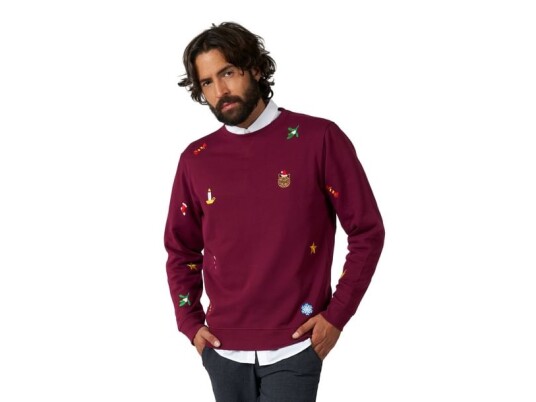 Oppo Merchandise Group B.v. Julebluse X Mas Icons Burgundy Oppo Merchandise Group B.v. Julebluse X Mas Icons Burgundy