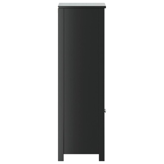  Baderomsskap BERG svart 40x34x110 cm heltre furu