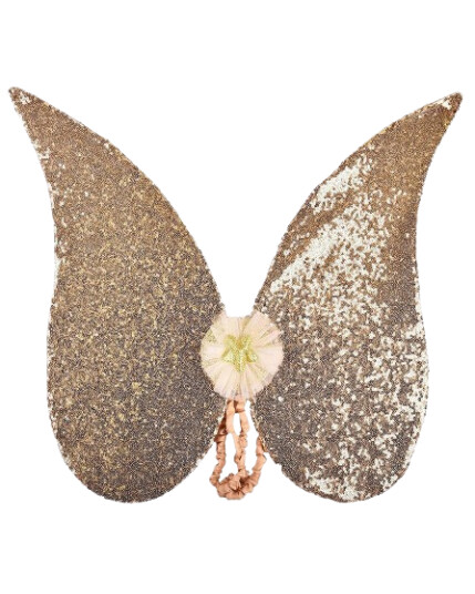 Den Goda Fen Angel Wing Golden Sequins 54 cm F35412 Den Goda Fen Angel Wing Golden Sequins 54 cm F35412