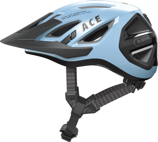 ABUS Urban I 3.0 ACE sykkelhjelm Iced Blue