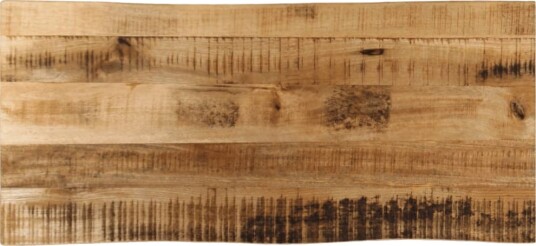  Bordplate naturlig kant 80x40x2,5 cm grovt heltre mangotre 370658