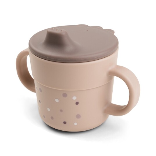 Done By Deer Foodie Spout Krus med håndtak Rosa